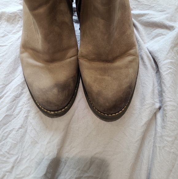 ALDO Taupe Brown strappy booties Womens size 39 or 8.5 - Picture 7 of 12